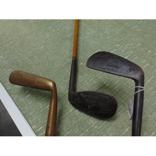 84 - J M Macgregor Daytona, B5 putter, Fairway special 3 iron and a Ribleck 7 club (3).