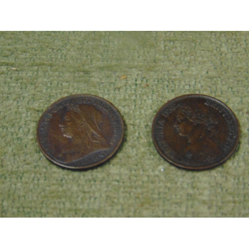 364 - Two farthings EF 1901 - 1866.