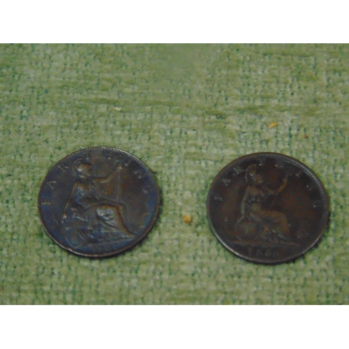 364 - Two farthings EF 1901 - 1866.