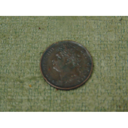 366 - One farthing EF 1822.