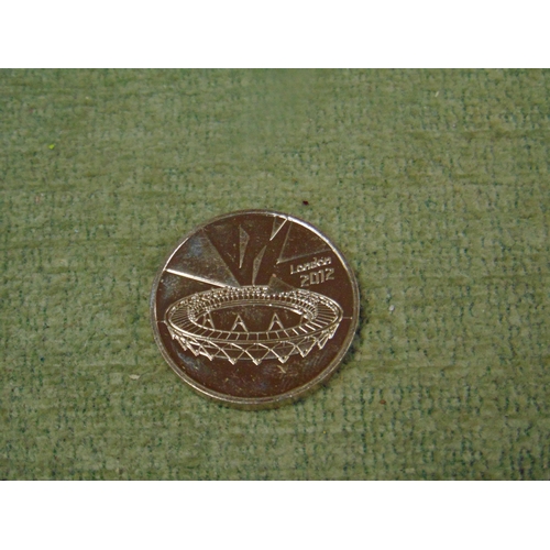 371 - An uncirculated completer coin for the London 2012 olympic set.