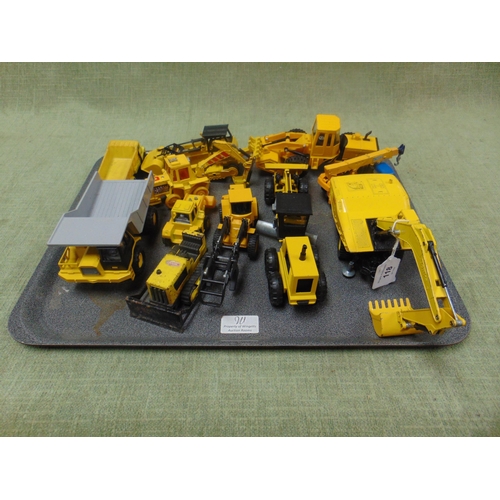 118 - Various Tonka, etc collectable model diggers.