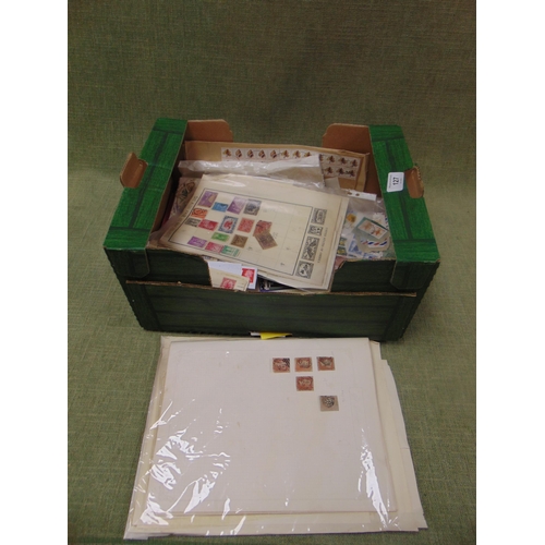 127 - Box of stamps.