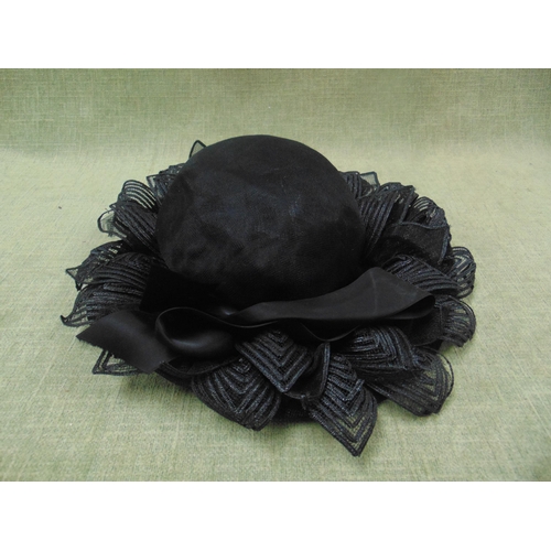 128 - Ladies Christian Dior hat.