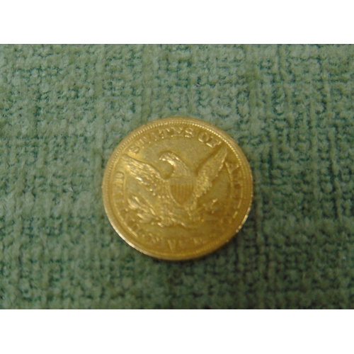 17 - Cased Westminster Mint gold half eagle five dollar coin with certificate.