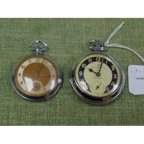 26 - Ingersol 'Triumph' pocket watch and one other. (2)