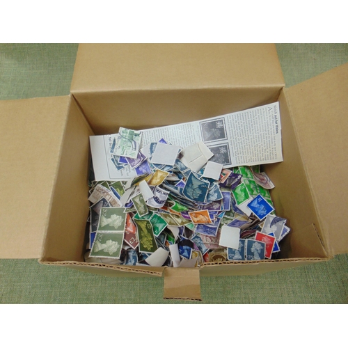 55 - Box of stamps.