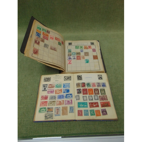 137 - Two stamp albums and contents.