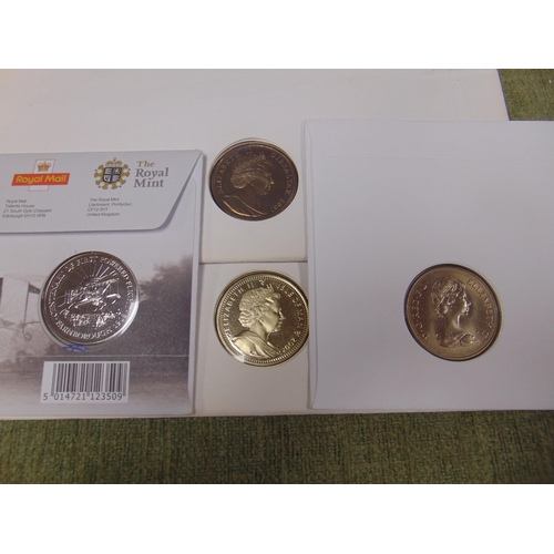 140 - 4 uncirculated first day covers to include 2 crowns.