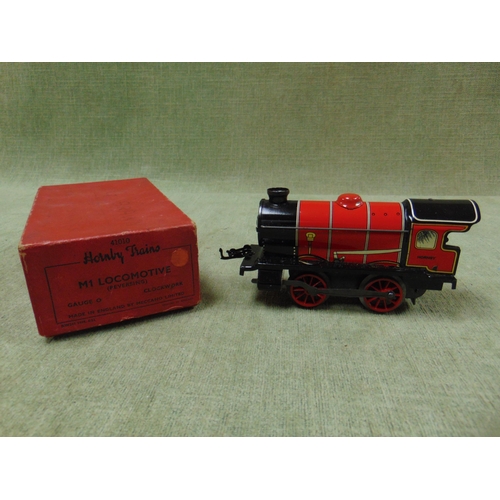 152 - Boxed Hornby 4101 M1 Locomotive (reversing) o gauge clockwork model.