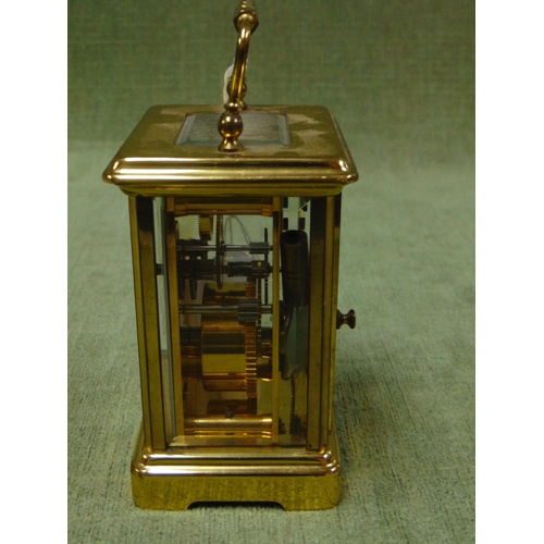 2 - J.W.Benson London, small carriage clock. 6