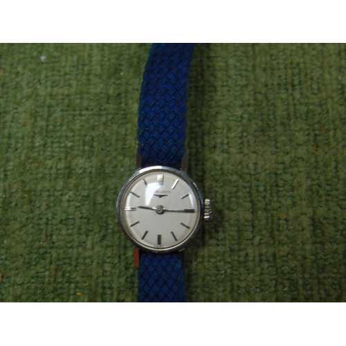 228 - Cased ladies Longines wrist watch.