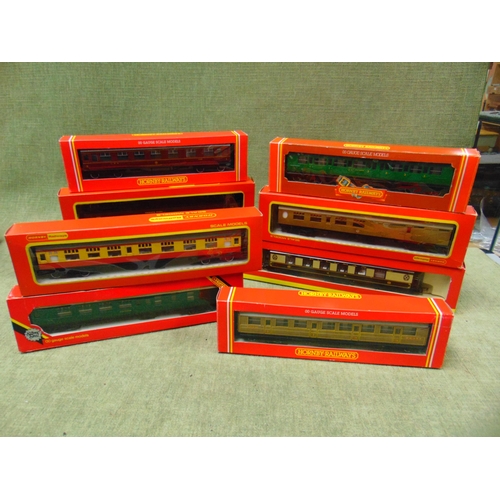 285 - Nine boxed Hornby collectable model coaches.