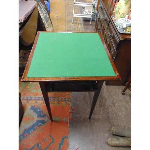 548 - F.H.Ayres Ltd, folding card table.