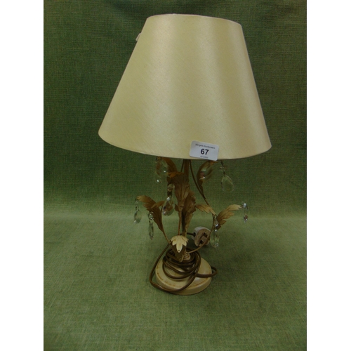 67 - Ornate contemporary table lamp.