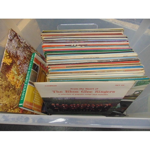 60 - Box of LP records.