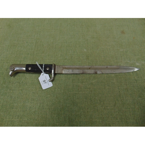 97 - German dress bayonet, by E.Pack & Sohne, Solingen, 14