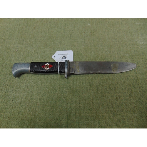 99 - RZM M.7/62 Hitler Youth dagger - For restoration.