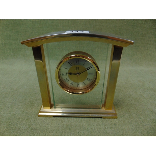 113 - Contemporary mantle clock.