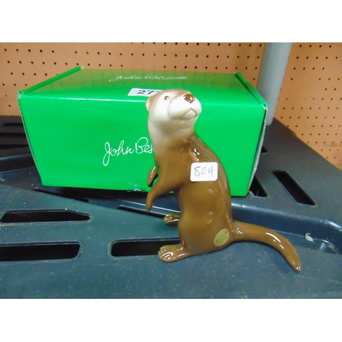 277 - Boxed John Beswick otter.