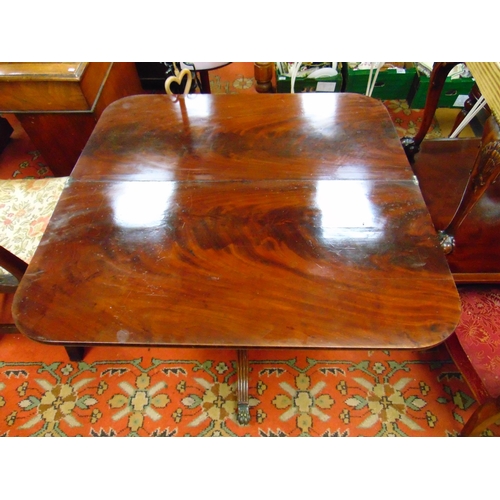 294 - Regency mahogany tea table.