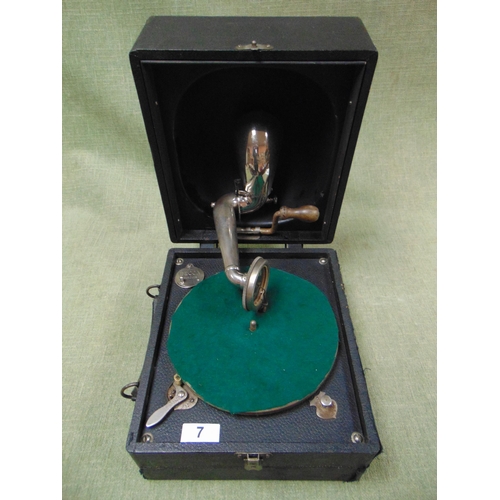 7 - Decco 'Junior' tabletop record player.