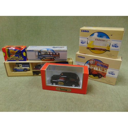 218 - Quantity of boxed Corgi collectable model vehicles.