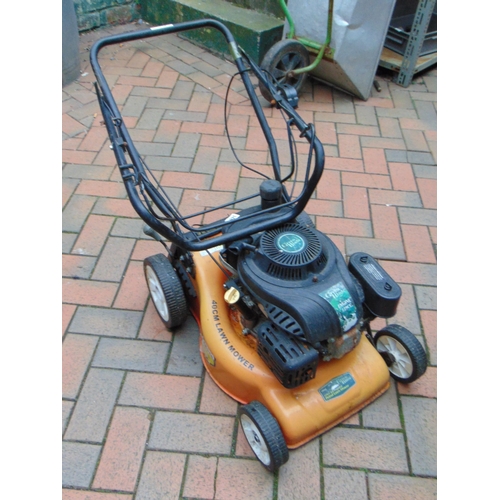 348 - Green Blade petrol lawn mower.