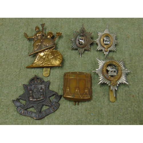 130 - Cap badges, to include Royal Norfolk.