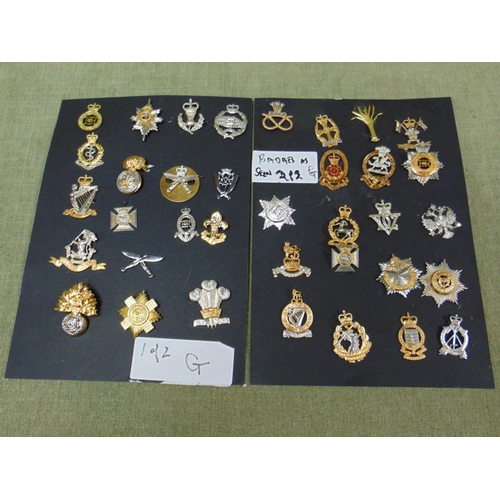 161 - Collection of military badges.