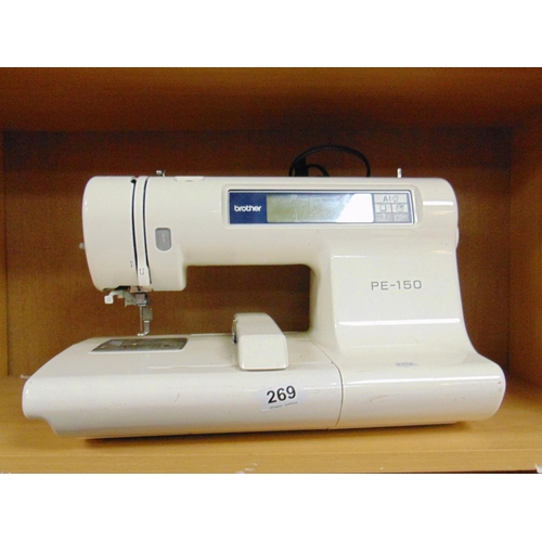 269 - Brother PE-150 sewing machine.