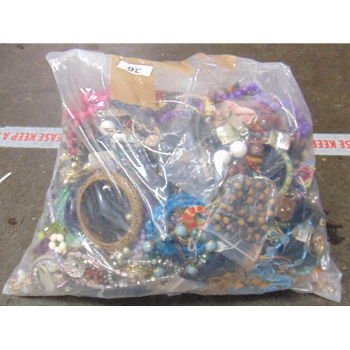 36 - 12 kilo bag of costume jewellery