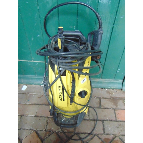 381 - Karcher K4 power washer.