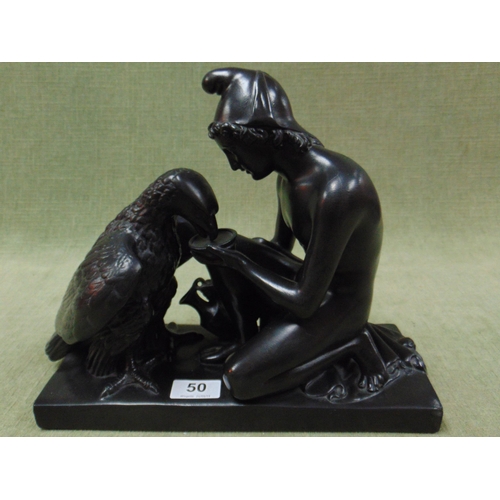 50 - Reproduction figure group, Zeus and Ganymede. 11