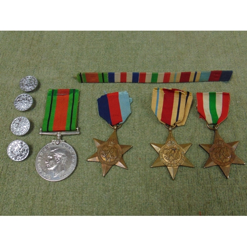 91 - Collection of Second World War medals.