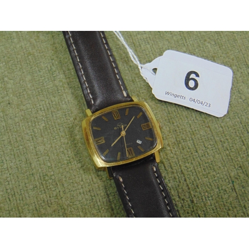 6 - Buler gents wrist watch.