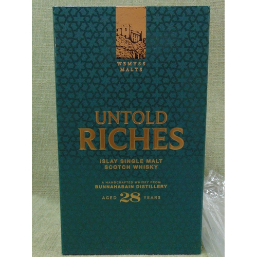 11 - Wemyss Untold Riches 28 year old Bunnah 700ml single malt 49.1% whisky in original box and packaging... 