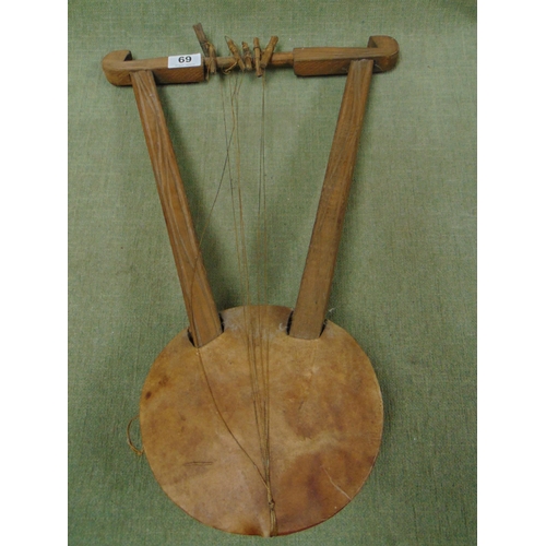 69 - Unusual musical instrument.