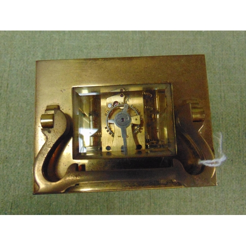 149 - Mappin & Webb Ltd brass cased carriage clock.