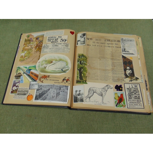 47 - Scrapbook and contents.