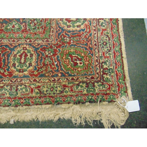 8 - Persian type multi coloured rug, having geometric pattern, 74 x 49