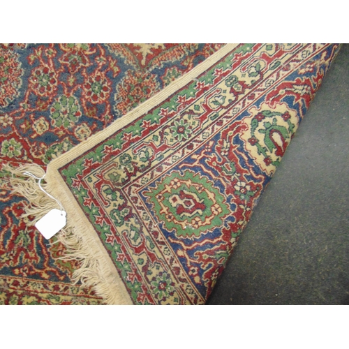 8 - Persian type multi coloured rug, having geometric pattern, 74 x 49