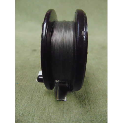 177 - Allcock Aerialite bakelite cased fishing reel.