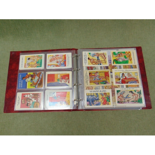 10 - Post card album and contents.