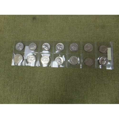 154 - Quantity of silver coins.