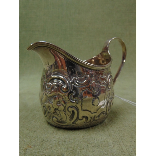 21 - George III silver helmet shaped milk jug , London 1800, 2.7 ozt.