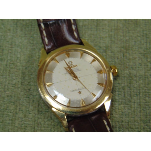 3 - Omega Constellation Gold cap wrist watch , Movement No. 15875764 , with box and certificate.