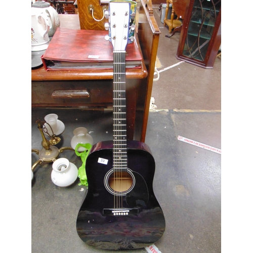 33 - Martin Smith W400  BL PK acoustic guitar.