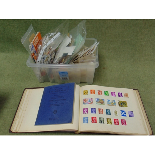 45 - Box of stamps.