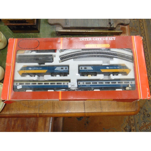 245 - Boxed Hornby Intercity 125 set.